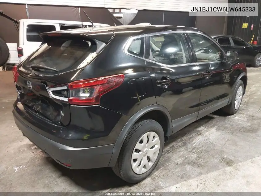 2020 Nissan Rogue Sport S Awd Xtronic Cvt VIN: JN1BJ1CW6LW645333 Lot: 42236201