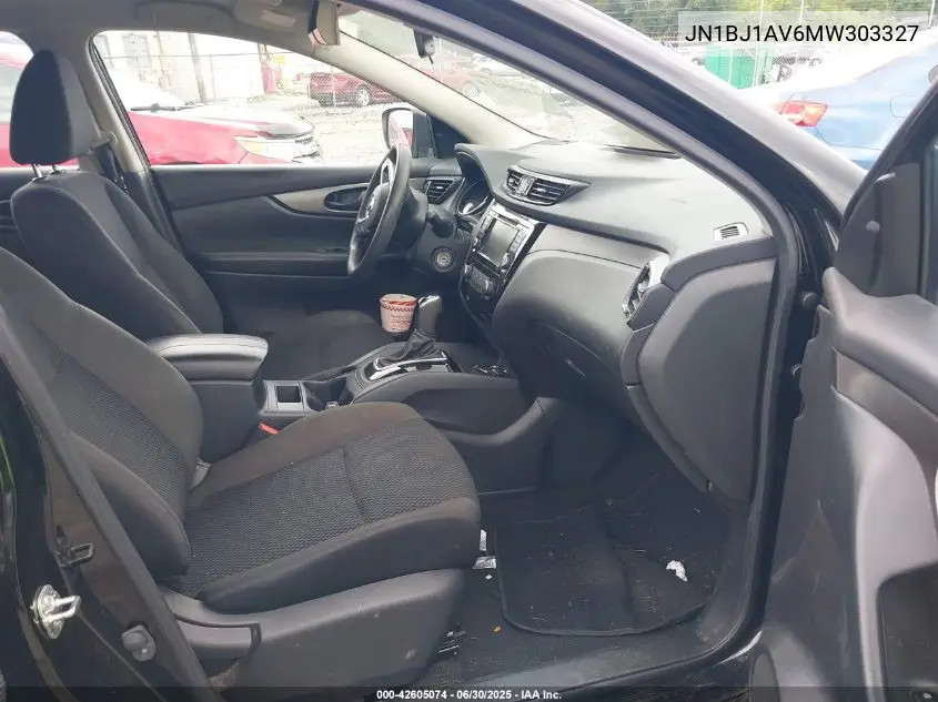 2021 Nissan Rogue Sport S Fwd Xtronic Cvt VIN: JN1BJ1AV6MW303327 Lot: 42605074