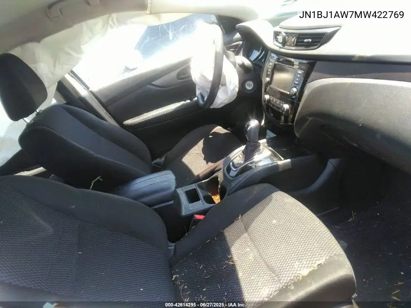 2021 Nissan Rogue Sport S Awd Xtronic Cvt VIN: JN1BJ1AW7MW422769 Lot: 42614295