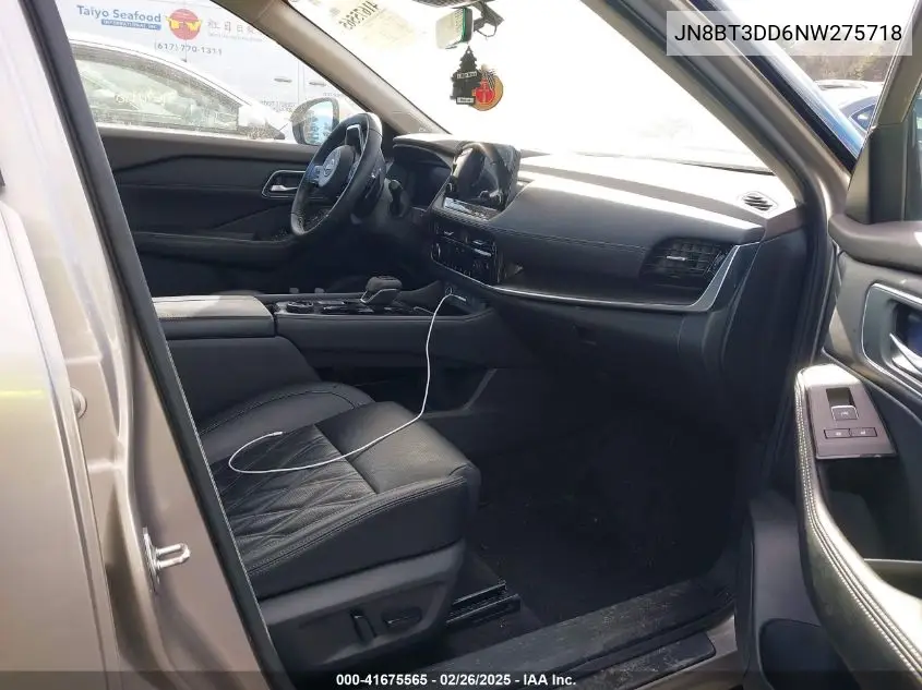 2022 Nissan Rogue Platinum Intelligent Awd VIN: JN8BT3DD6NW275718 Lot: 41675565