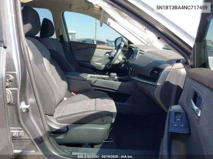 2022 Nissan Rogue Sv Fwd VIN: 5N1BT3BA4NC717459 Lot: 41823293