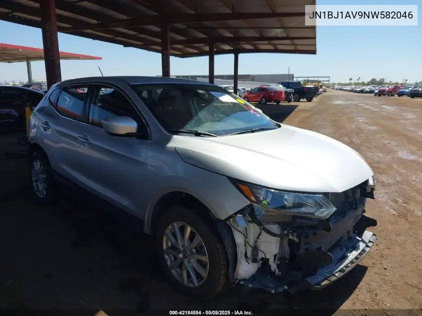 2022 Nissan Rogue Sport S Fwd Xtronic Cvt VIN: JN1BJ1AV9NW582046 Lot: 42184554