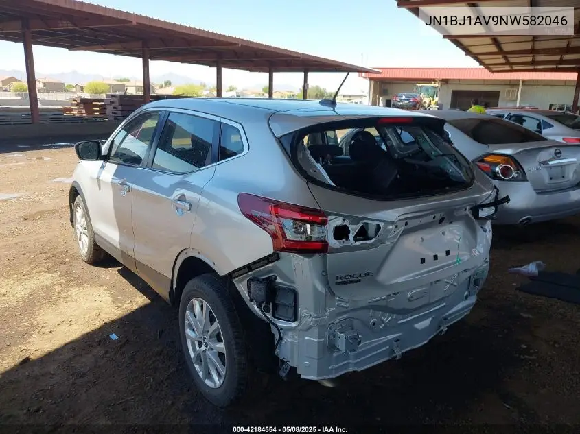 2022 Nissan Rogue Sport S Fwd Xtronic Cvt VIN: JN1BJ1AV9NW582046 Lot: 42184554