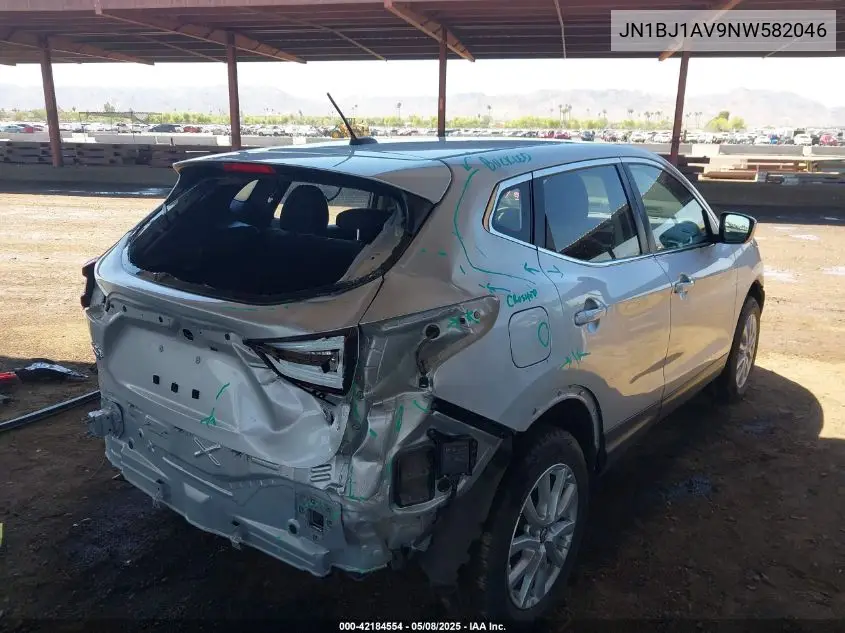 2022 Nissan Rogue Sport S Fwd Xtronic Cvt VIN: JN1BJ1AV9NW582046 Lot: 42184554