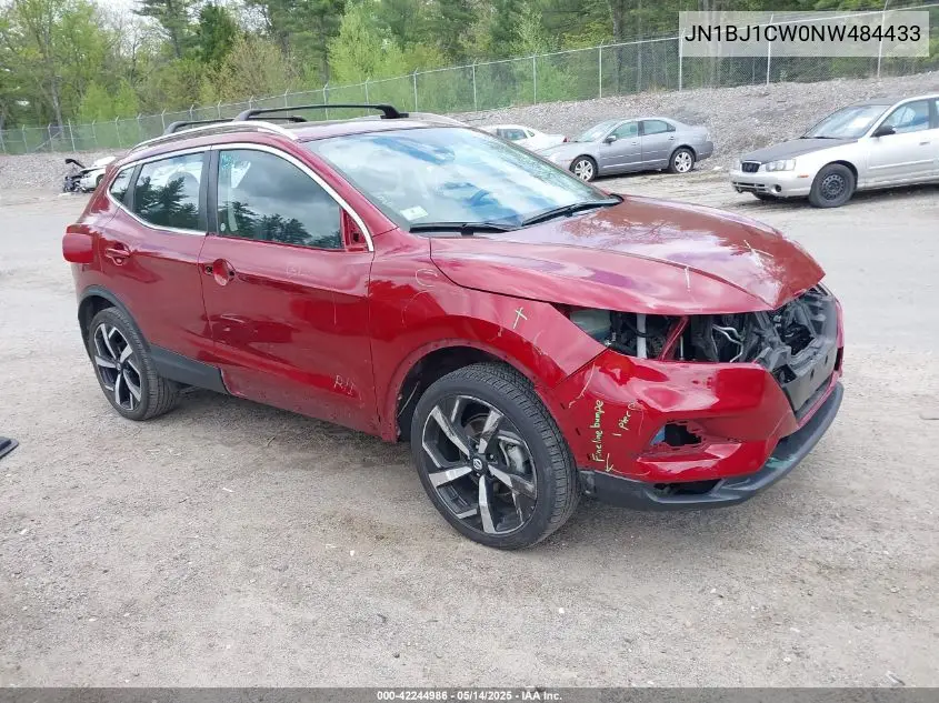 2022 Nissan Rogue Sport Sl Awd Xtronic Cvt VIN: JN1BJ1CW0NW484433 Lot: 42244986
