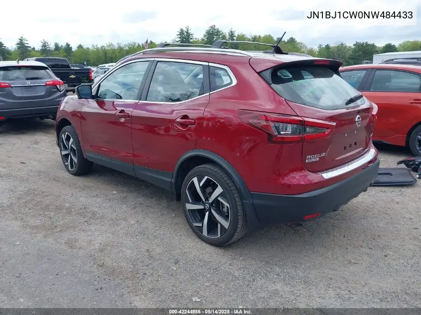 2022 Nissan Rogue Sport Sl Awd Xtronic Cvt VIN: JN1BJ1CW0NW484433 Lot: 42244986