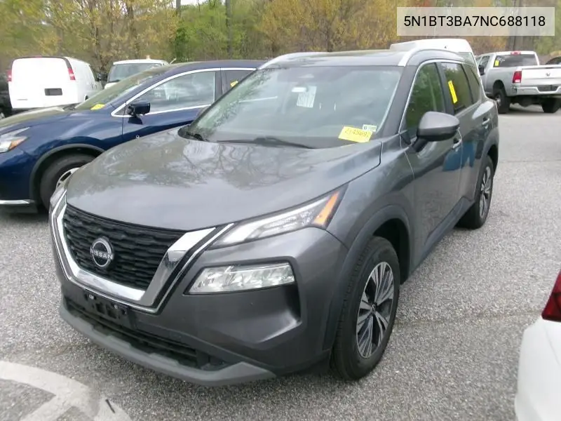 2022 Nissan Rogue Sv Fwd VIN: 5N1BT3BA7NC688118 Lot: 42250004