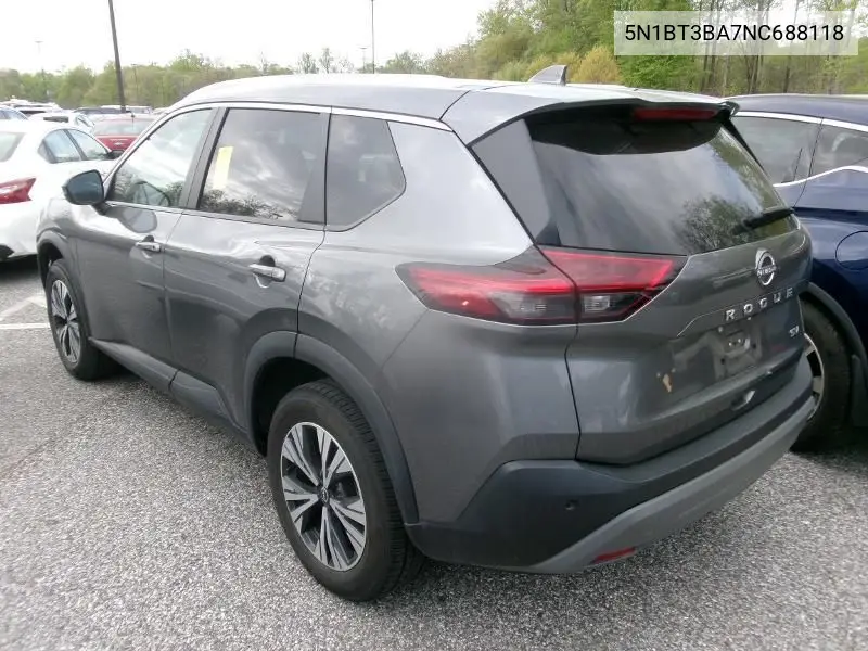 2022 Nissan Rogue Sv Fwd VIN: 5N1BT3BA7NC688118 Lot: 42250004