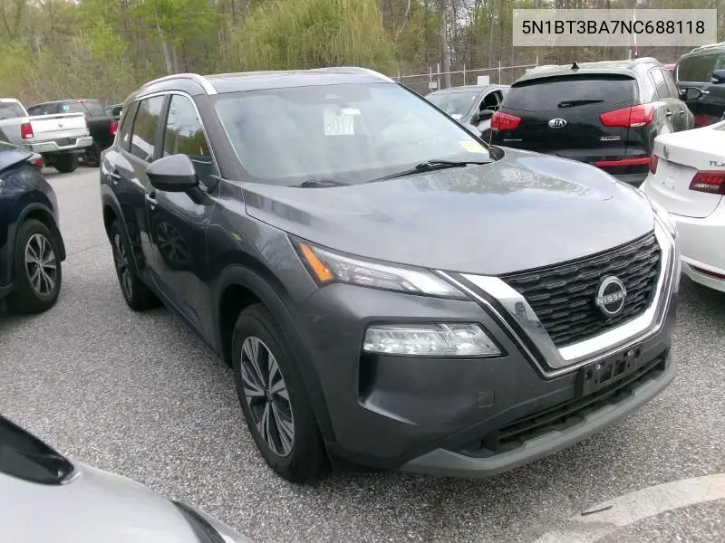 2022 Nissan Rogue Sv Fwd VIN: 5N1BT3BA7NC688118 Lot: 42250004