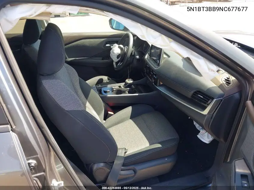 2022 Nissan Rogue Sv Intelligent Awd VIN: 5N1BT3BB9NC677677 Lot: 42253085