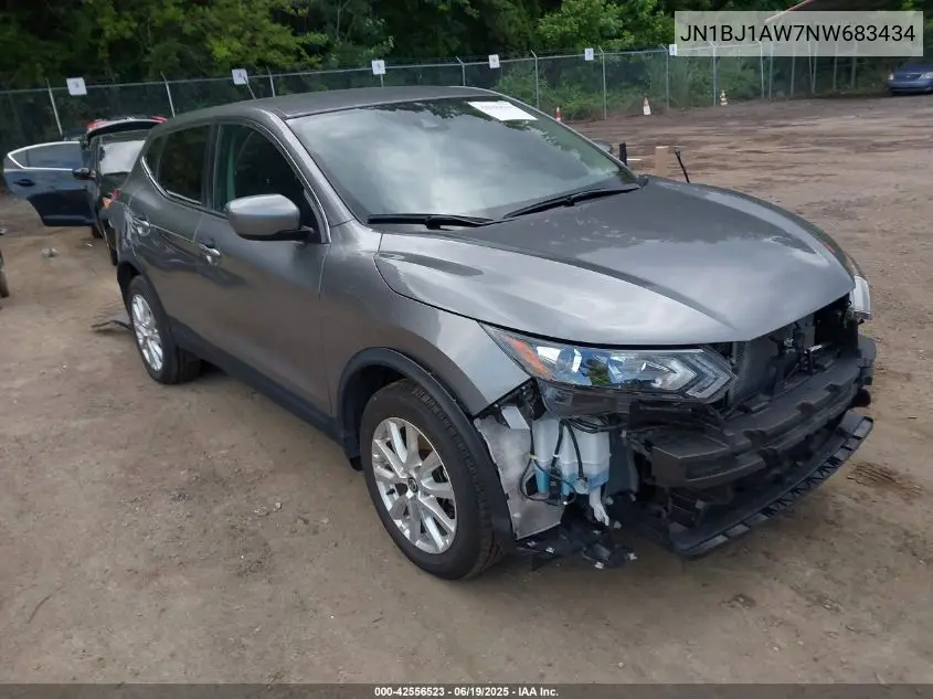 2022 Nissan Rogue Sport S Awd Xtronic Cvt VIN: JN1BJ1AW7NW683434 Lot: 42556523