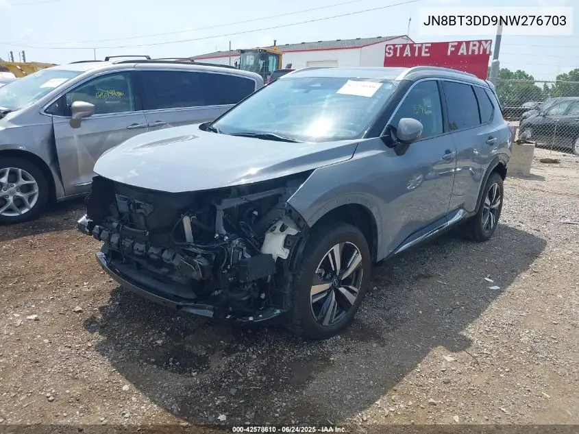 2022 Nissan Rogue Platinum Intelligent Awd VIN: JN8BT3DD9NW276703 Lot: 42578610
