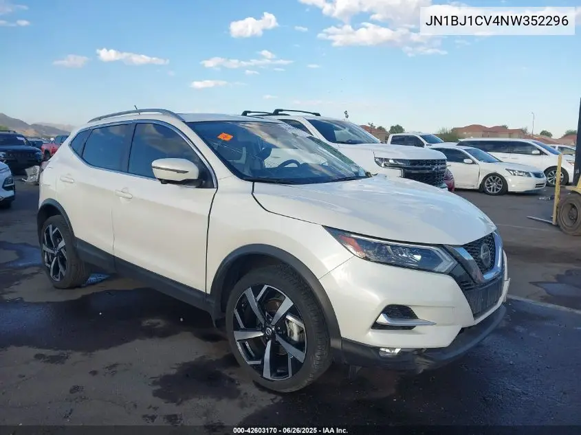 2022 Nissan Rogue Sport Sl VIN: JN1BJ1CV4NW352296 Lot: 42603170