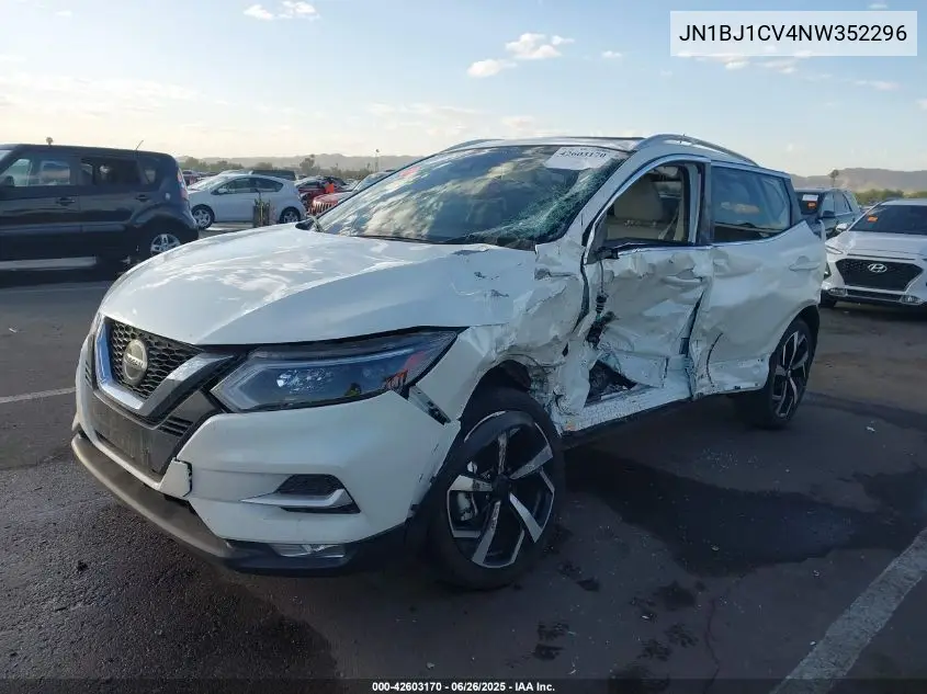 2022 Nissan Rogue Sport Sl VIN: JN1BJ1CV4NW352296 Lot: 42603170