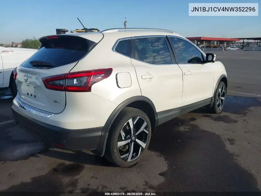 2022 Nissan Rogue Sport Sl VIN: JN1BJ1CV4NW352296 Lot: 42603170