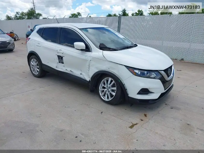 2022 Nissan Rogue Sport S Awd Xtronic Cvt VIN: JN1BJ1AWXNW473183 Lot: 42621774