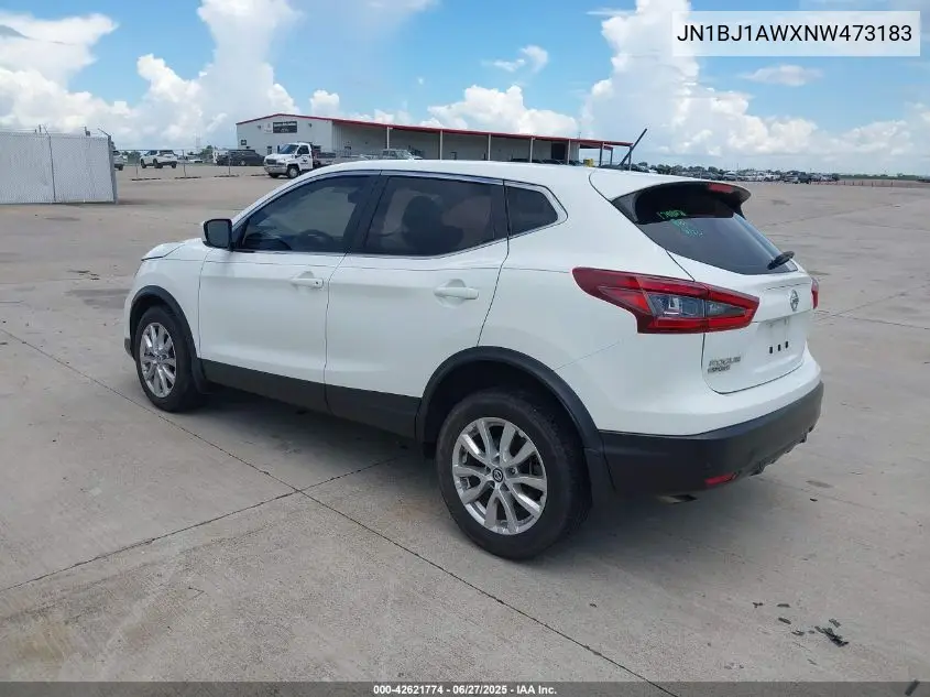2022 Nissan Rogue Sport S Awd Xtronic Cvt VIN: JN1BJ1AWXNW473183 Lot: 42621774