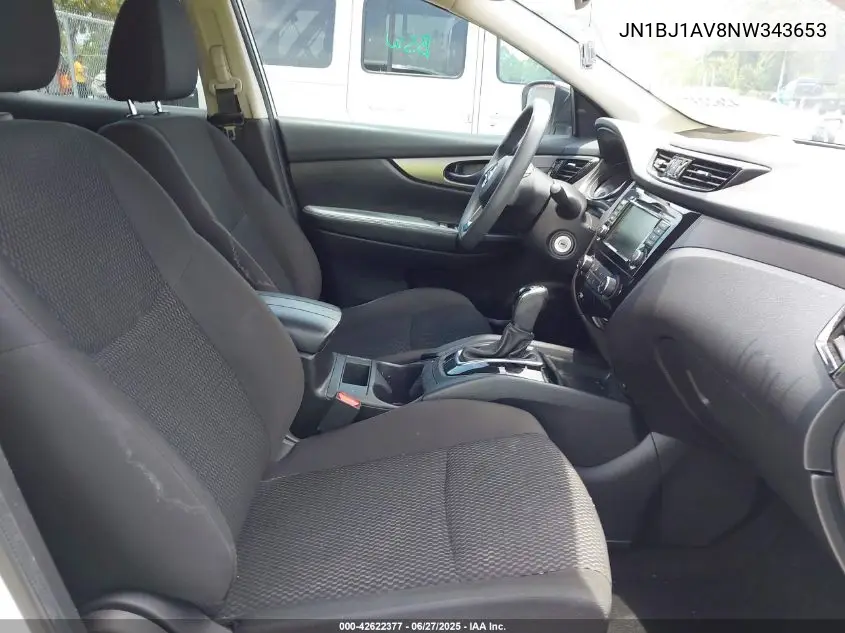 2022 Nissan Rogue Sport S Fwd Xtronic Cvt VIN: JN1BJ1AV8NW343653 Lot: 42622377