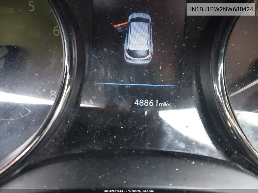 2022 Nissan Rogue Sport Sv Awd Xtronic Cvt VIN: JN1BJ1BW2NW680424 Lot: 42671444