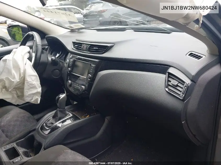2022 Nissan Rogue Sport Sv Awd Xtronic Cvt VIN: JN1BJ1BW2NW680424 Lot: 42671444