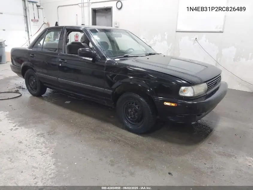 1994 Nissan Sentra E/Xe/Gxe/Le VIN: 1N4EB31P2RC826489 Lot: 42404958