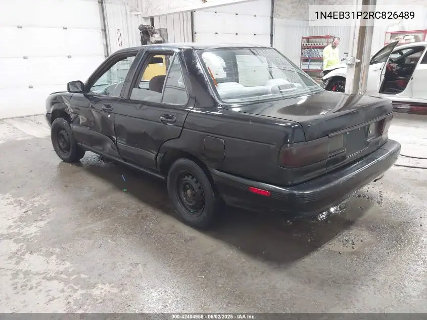 1994 Nissan Sentra E/Xe/Gxe/Le VIN: 1N4EB31P2RC826489 Lot: 42404958