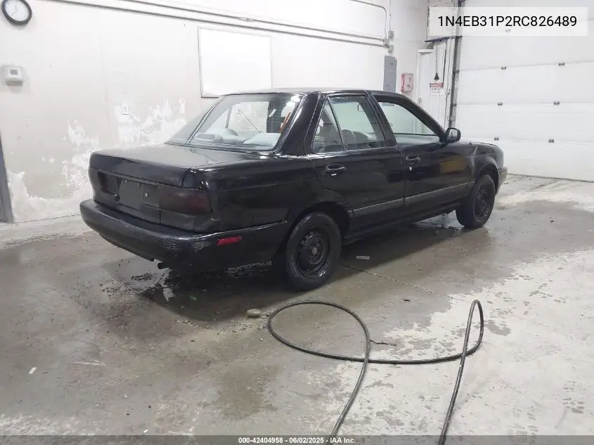 1994 Nissan Sentra E/Xe/Gxe/Le VIN: 1N4EB31P2RC826489 Lot: 42404958