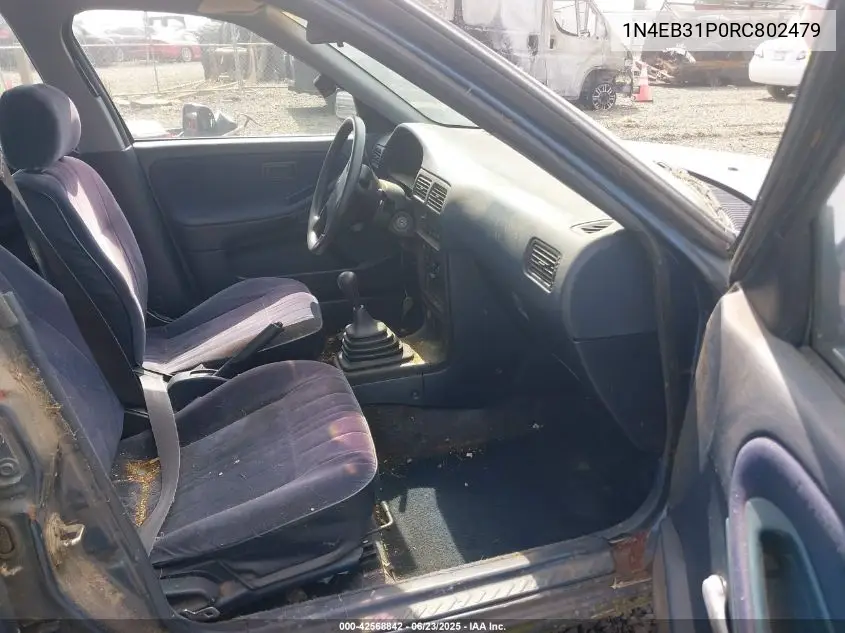 1994 Nissan Sentra E/Xe/Gxe/Le VIN: 1N4EB31P0RC802479 Lot: 42568842