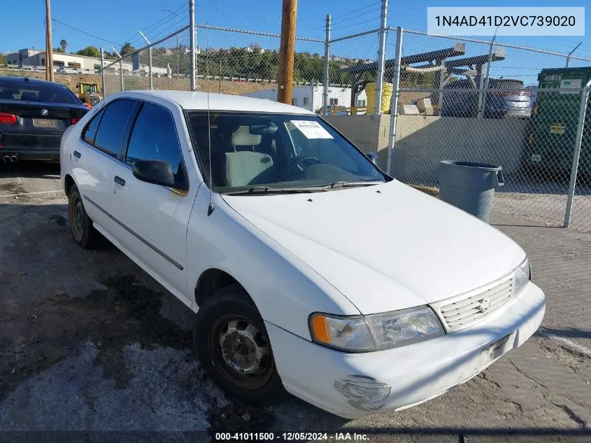 1995 Nissan Sentra VIN: 1N4AD41D2VC739020 Lot: 41011500