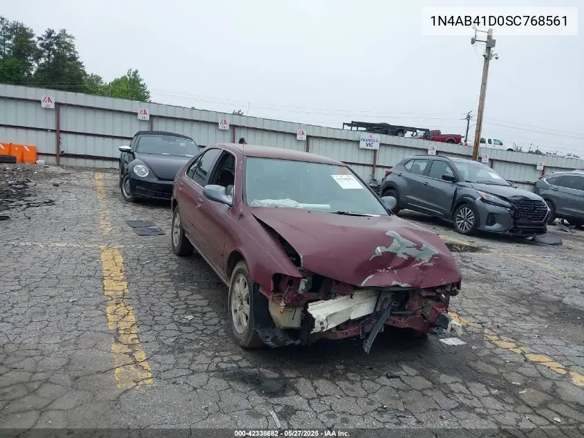 1995 Nissan Sentra Xe/Gxe/Gle VIN: 1N4AB41D0SC768561 Lot: 42338682