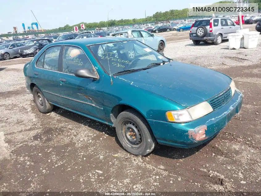 1995 Nissan Sentra Xe/Gxe/Gle VIN: 1N4AB41D0SC723345 Lot: 42490206