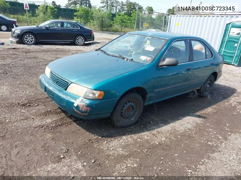 1995 Nissan Sentra Xe/Gxe/Gle VIN: 1N4AB41D0SC723345 Lot: 42490206