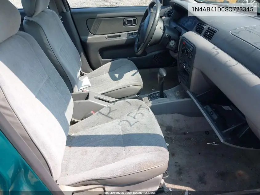 1995 Nissan Sentra Xe/Gxe/Gle VIN: 1N4AB41D0SC723345 Lot: 42490206