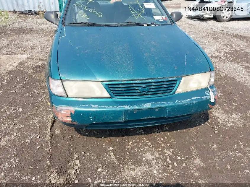 1995 Nissan Sentra Xe/Gxe/Gle VIN: 1N4AB41D0SC723345 Lot: 42490206