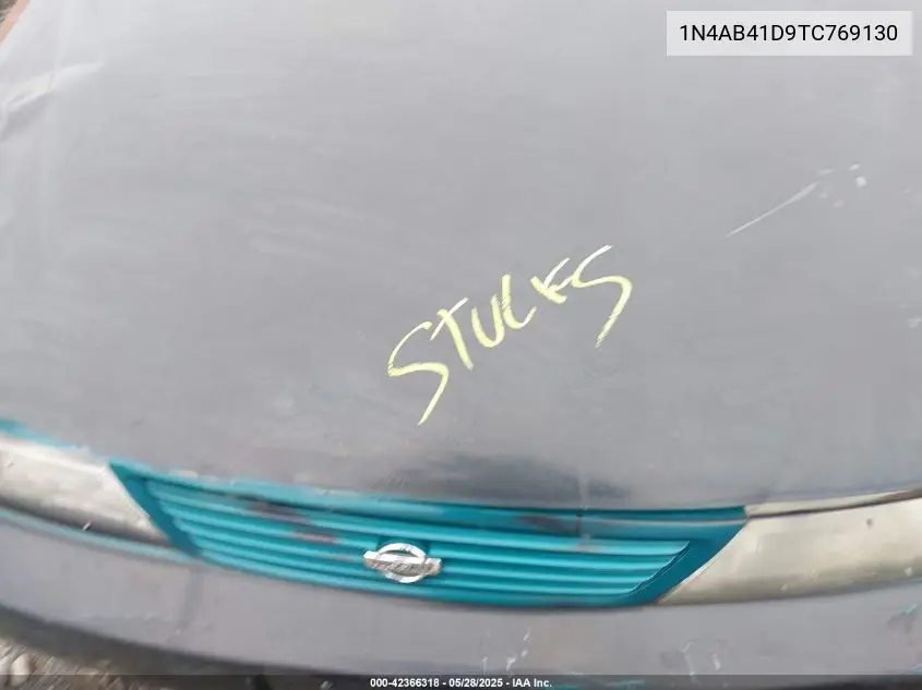 1996 Nissan Sentra E/Xe/Gxe/Gle VIN: 1N4AB41D9TC769130 Lot: 42366318