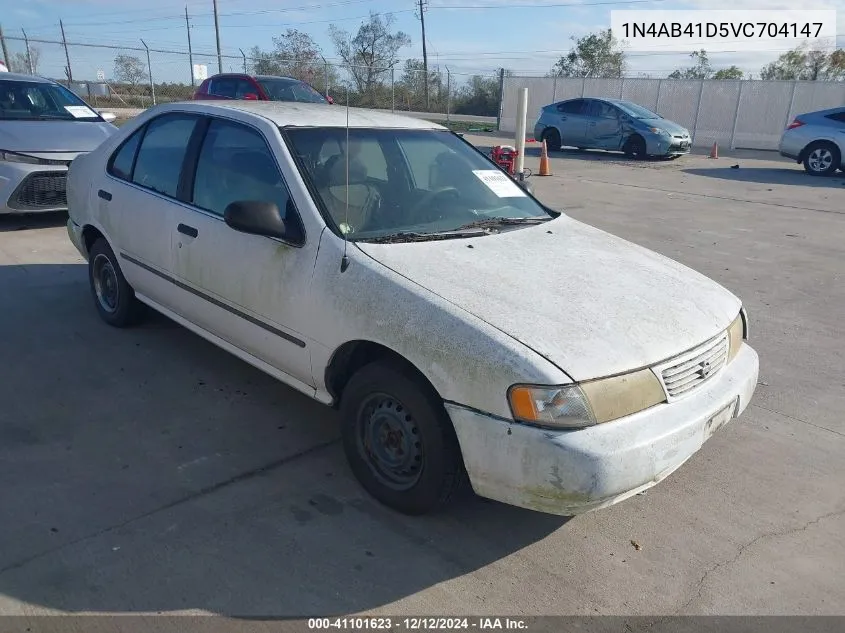 1997 Nissan Sentra Gle/Gxe/Xe VIN: 1N4AB41D5VC704147 Lot: 41101623