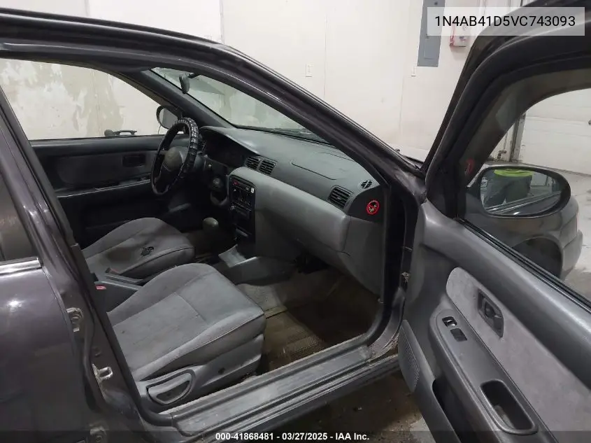1997 Nissan Sentra Gle/Gxe/Xe VIN: 1N4AB41D5VC743093 Lot: 41868481
