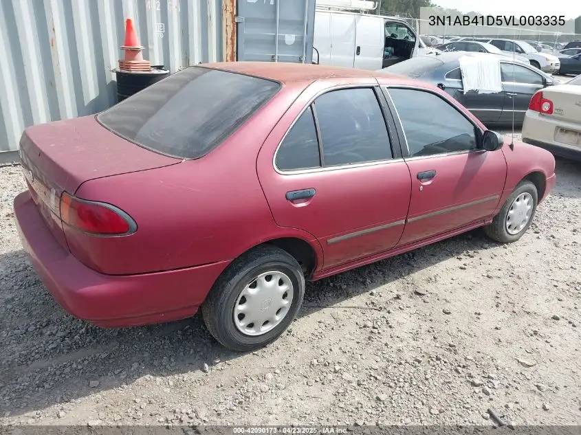 1997 Nissan Sentra Gle/Gxe/Xe VIN: 3N1AB41D5VL003335 Lot: 42090173