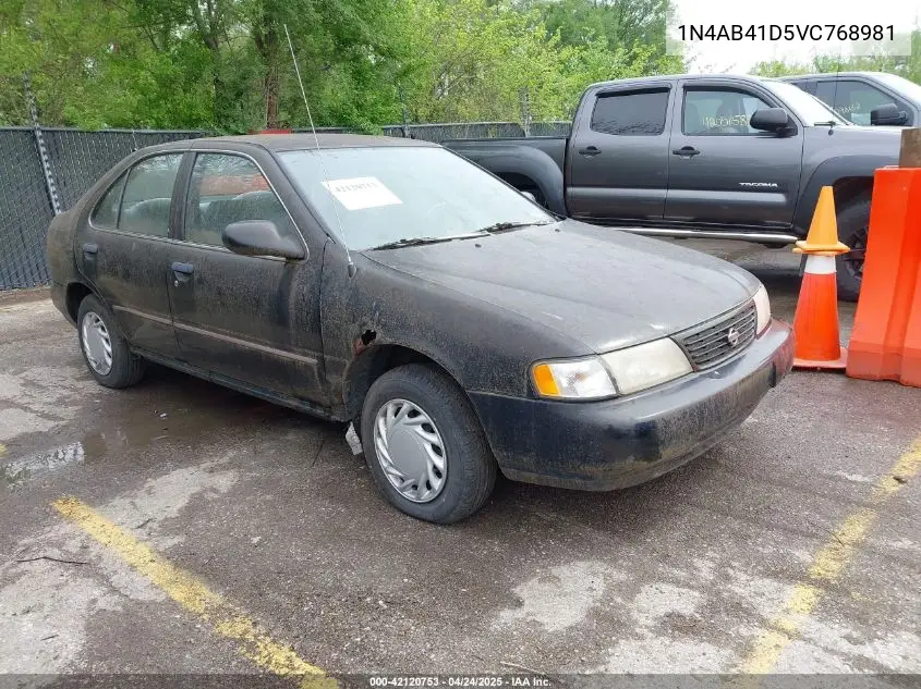 1997 Nissan Sentra Gle/Gxe/Xe VIN: 1N4AB41D5VC768981 Lot: 42120753
