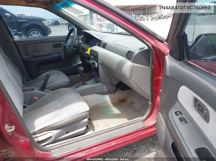 1997 Nissan Sentra Gle/Gxe/Xe VIN: 1N4AB41D1VC760893 Lot: 42329552