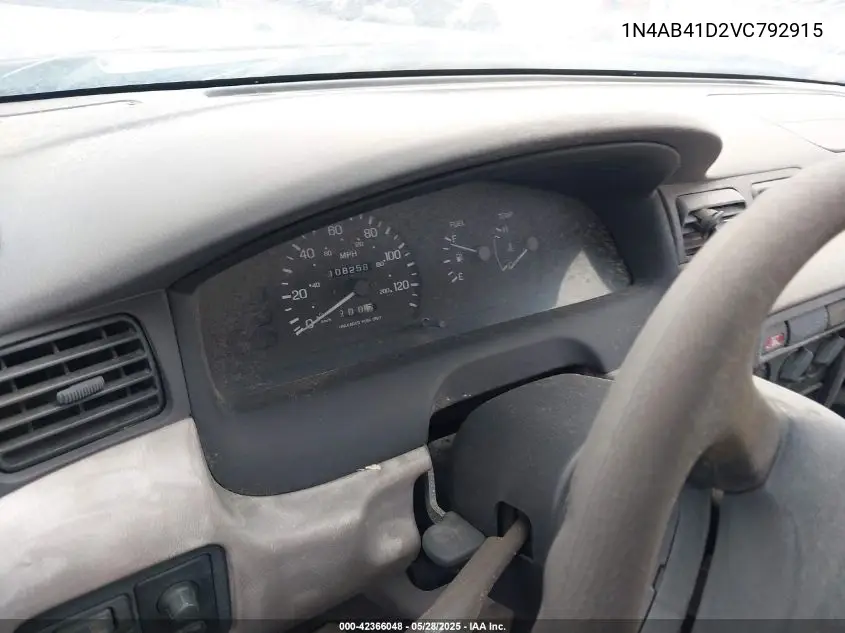 1997 Nissan Sentra Gle/Gxe/Xe VIN: 1N4AB41D2VC792915 Lot: 42366048