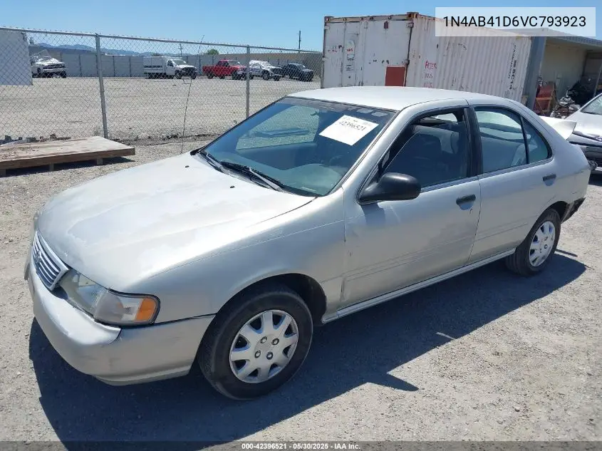 1997 Nissan Sentra Gle/Gxe/Xe VIN: 1N4AB41D6VC793923 Lot: 42396521