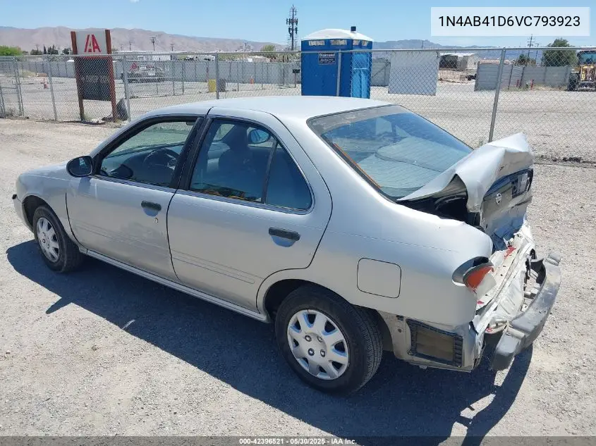1997 Nissan Sentra Gle/Gxe/Xe VIN: 1N4AB41D6VC793923 Lot: 42396521