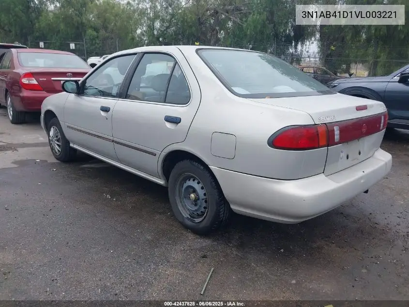 1997 Nissan Sentra Gle/Gxe/Xe VIN: 3N1AB41D1VL003221 Lot: 42437828