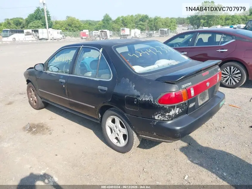 1997 Nissan Sentra Gle/Gxe/Xe VIN: 1N4AB41DXVC707979 Lot: 42493334