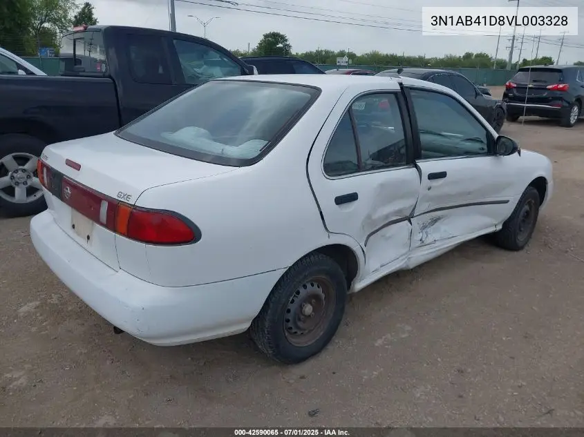 1997 Nissan Sentra Gle/Gxe/Xe VIN: 3N1AB41D8VL003328 Lot: 42590065