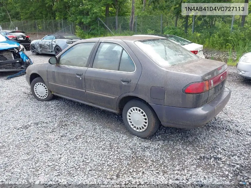 1997 Nissan Sentra Gle/Gxe/Xe VIN: 1N4AB41D4VC727113 Lot: 42713806