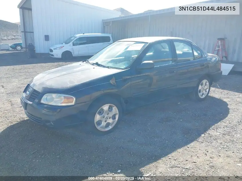 2004 Nissan Sentra 1.8S VIN: 3N1CB51D44L484515 Lot: 41604809