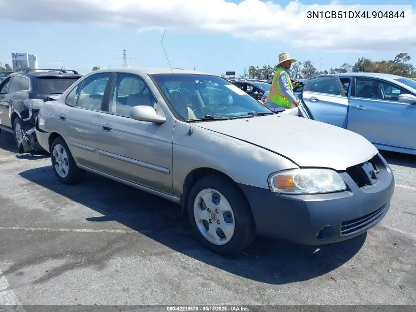 2004 Nissan Sentra 1.8S VIN: 3N1CB51DX4L904844 Lot: 42215578