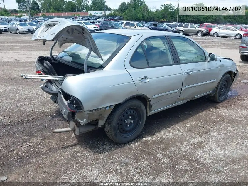 2004 Nissan Sentra 1.8S VIN: 3N1CB51D74L467207 Lot: 42526101